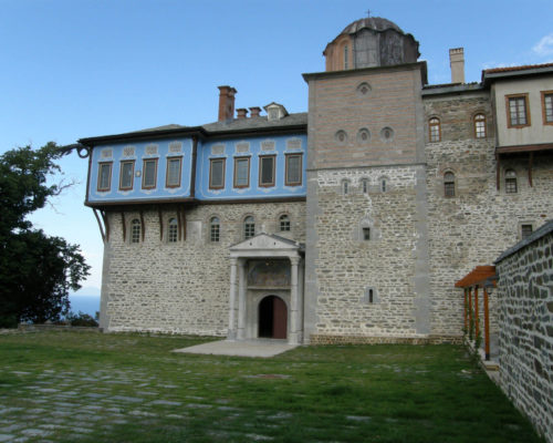 Restoration of S.E. wing of Ksiropotamou Monastery